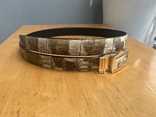 Genuine Alligator NATURAL belly leather belts buckle for men, real crocodile original skin Men's belt4