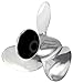 Turning Point 31522120 Express Large Diameter Stainless Steel Propeller with 4-3/4" Gearcase - 3 Blade / 15 x 21 / Left Hand