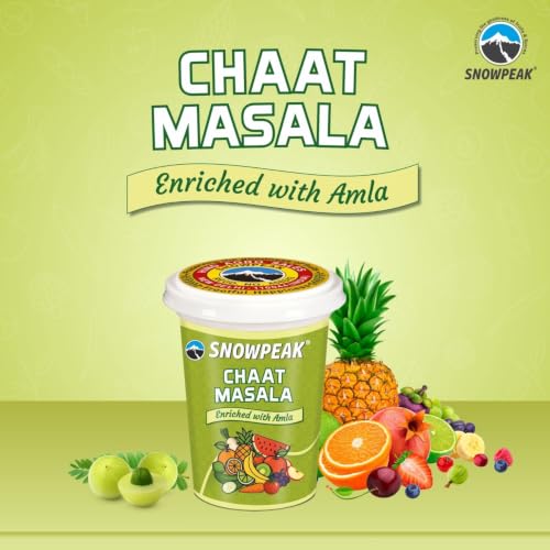 Image of Snowpeak Chaat Masala Enriched With Amla (100g Each (Pack of 4))