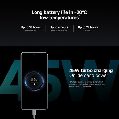 XIAOMI RedMI Note 15 Pro 4G Smartphone 12 GB + 512 GB Massive 6500 mAh MediaTek Helio G200-Ultra 200MP Ultimate-Clarity-Kamera, Ladegerät inklusive (Schwarz) – Bild 5