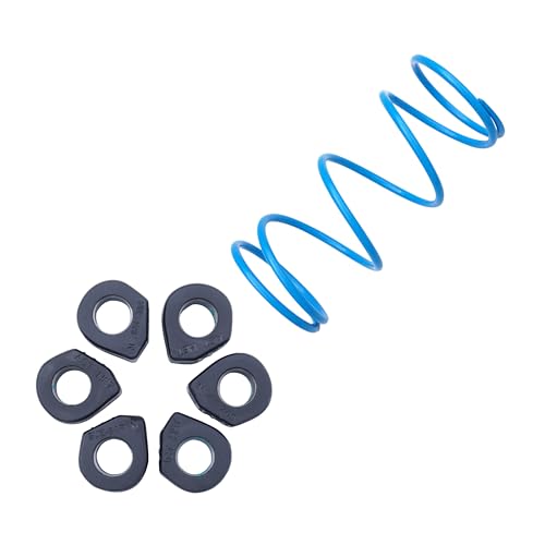 Image of NIKAVI RRL04 Rocket Roller Weights with Spring | Premium CVT Roller Weight Set Compatible with TVSS Ntorq | Improved Acceleration, Smooth Transmission & Durable Performance