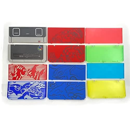 Image of 2015 for New 3DS Replacement Front Faceplate Back Plates Part Shell Housing Case Cover (Black)