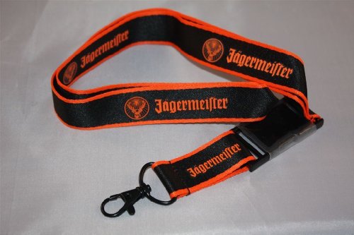 Preisvergleich Produktbild 3x Jägermeister stabiles Schlüsselband Karabiner Lanyard Schlüsselanhänger