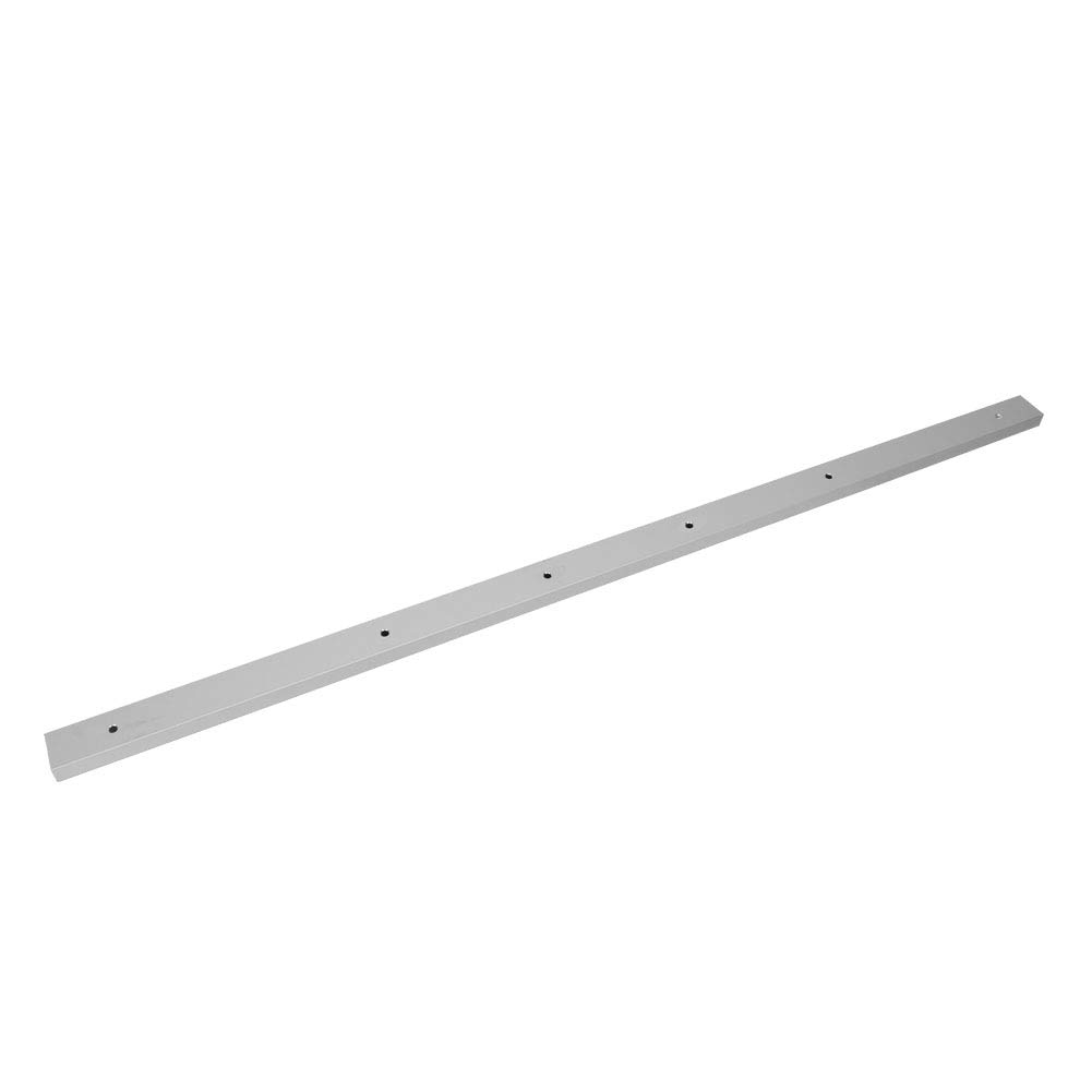 Lastra in lega di alluminio con scanalatura a T per , non porosa, strumento per la lavorazione del legno (scivolo da 1 metro con viti in acciaio inox extra)
