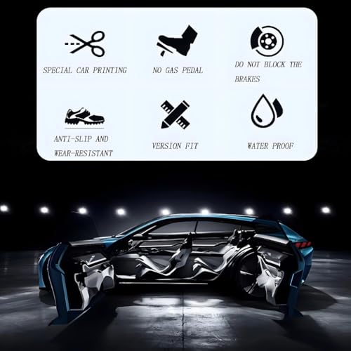 Image of 9D Premium Leatherette Car Foot Mat for Tata Tiago | Imparts Luxurious & Elegant Look | 100% Waterproof and Dust Proof | Custom Fitted Car Floor Tray Mat (Coffee)