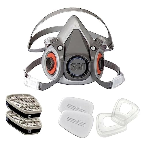 Kit respirador semi-facial 6200 completa - 3m