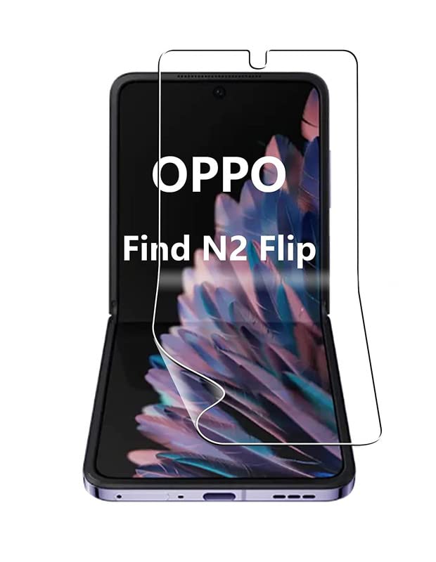 ELICA Front and Back Screen Guard for Oppo Find N2 Flip 6.8", Self Healing Unbreakable HD Hydrogel [TPU Film] Flexible Film for Oppo Find N2 Flip 6.8" (2 Parts) (B0C16K3FW6) Amazon Price History, Amazon Price Tracker