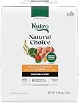 NUTRO Natural Choice Adult Dry Dog Food, Chicken & Brown Rice Recipe, 5.44kg (12LB)
