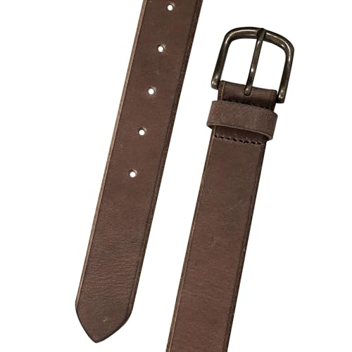 Image of Lucky Brand Men's Jeans Leather Belt| Classic| Casual| Dress| Everyday| American Heritage| Genuine Leather| Metal Buckle
