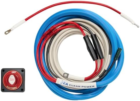 Sea Clear Power #1 Rated Bass Boat Marine Graph Wiring Harness - Power to Fish Finders, GPS, FFS, 360 Devices, and Graphs Compatible for Lowrance, Humminbird, and Garmin Electronics