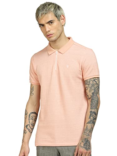 Image of JACK & JONES Solid Cotton Slim Men's T-Shirt
