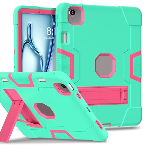 Coque iPad Air 11 M2 2024 protection 360 silicone hybride béquille pliable