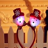 Item: Kopfbedeckung Weihnachtssankt-Ren-Schneemann-Bär Led Helles Stirnband-Haarband, Das Weihnachtsdekoration Beleuchtet