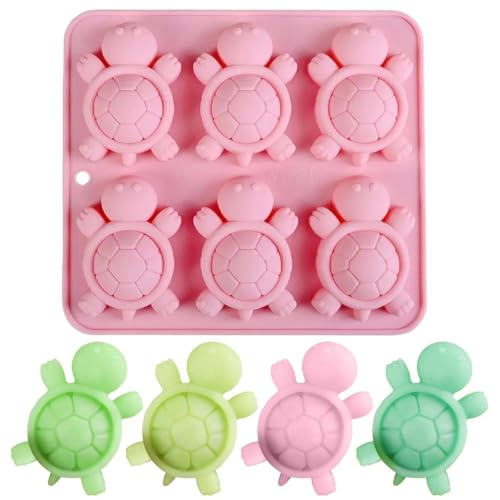 Molde para Hielo en Forma de Tortugas de Silicona miniatura 2