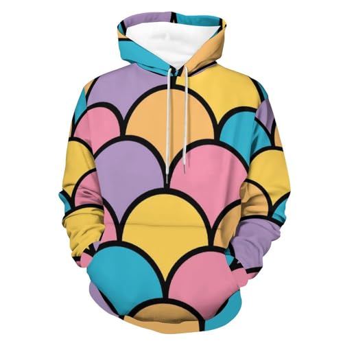 Sweats à capuche sirène avec manches longues protectrices pour l'automne