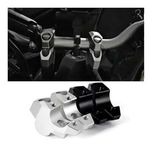 Soporte manubrio rialzo ADV 160 accesorios abrazadera elevadora negra 2