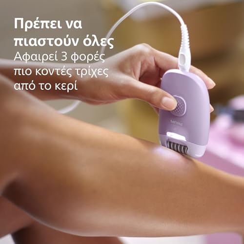 Golarka Philips Series 4000, przewodowa golarka do ciała i okolic bikini, golenie, depilacja i przycinanie, urządzenie do usuwania owłosienia dla kobiet, model BRE257/00