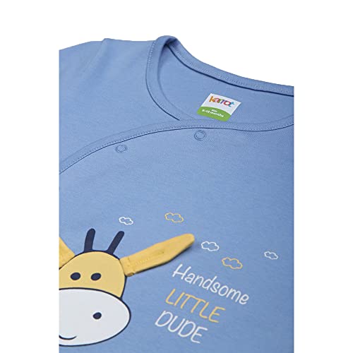Image of Karrot by Shoppers Stop Printed Cotton Regular Fit Infant Boy's Top & Bottom Set