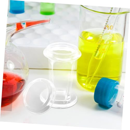 Bocal de Coplin en verre Cabilock avec couvercle pour 2 lames de microscope vertical - 6