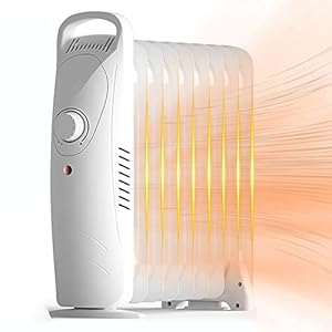 Mini-olieverwarmers Thuis Energiebesparende elektrische radiatoren Elektrische kleine elektrische verwarming/wit (wit)