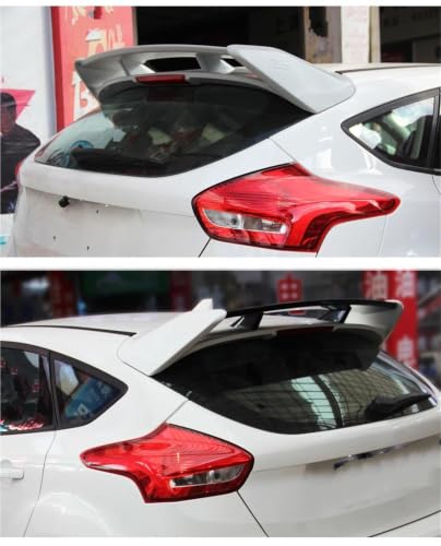 Aileron arrière pour Ford Focus Hatchback RS 2012-2018 noir et blanc