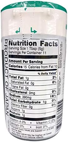 Aji Nori Furikake (Seasoned Mix) - 1.9oz (Pack of 1) image 4