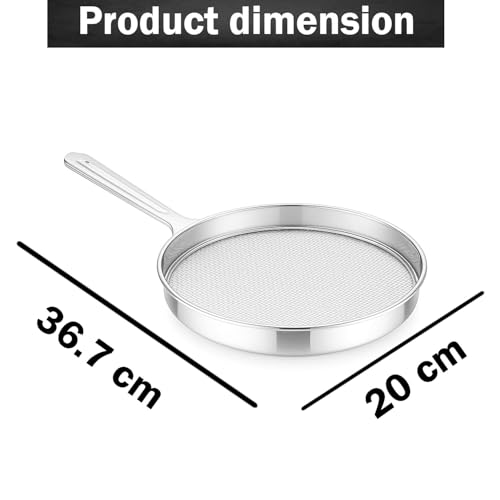 Image of Signamio Gas Griller for Home - Phulka Grill for Gas Stove, Roti Jali, Papad Jali, Pulka Grill, Gas Roaster - Ideal Kitchen Tool for Perfect Phulka Roti and Crispy Papad - 36x20 cm