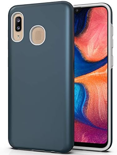 Samsung Galaxy A20 Case,Samsung Galaxy A30 Case,LUCKYCAT Impact Resistant Protective Anti-Scratch Anti-Fingerprint Shockproof Rugged Cover for Samsung A30&A20 (2019 Version)-Blue