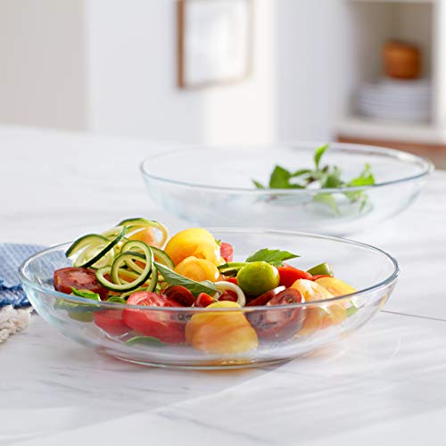 Libbey Selene Glass Serving Bowls, 12-Inch, Set Of 2 #TOP1