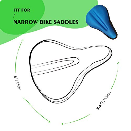 image for TCheung Child Bike Seat Cushion Cover - Extra Soft Gel Bicycle Seat- w