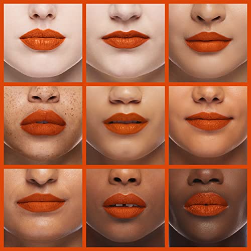 Palladio Herbal Lipstick, Rich Pigmented And Creamy Lipstick, Infused With Aloe Vera, Chamomile & Ginseng, Prevents Lips From Drying, Combats Fine Lines, Long Lasting Lipstick, Golden Orange #TOP2
