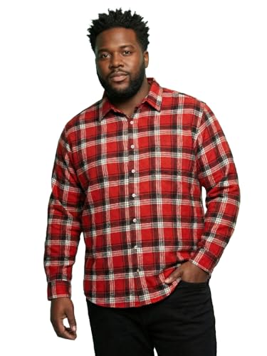 Chemise à carreaux homme grande taille multicolore Bigbanana Rux