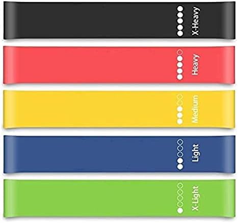 Boldfit Resistance Loop Bands Set - 5 Levels Mini Latex Bands For Glutes, Legs & Fitness - View #2