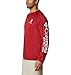 Columbia NCAA Alabama Crimson Tide Men's Terminal Tackle Long Sleeve Shirt, X-Large, ALA - Red Velvet/White