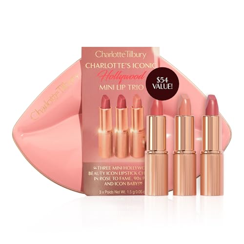 Charlotte Tilbury K.I.S.S.I.N.G Lipstick – Moisturizing & Hydrating Lipstick with Light-Diffusing Pigments for a Luminous Finish & Fuller-Looking Lips