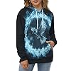 GLUDEAR Men's Vikings Tattoo Norse Mythology Graphic 3D Print Hoodie Pullover Sweatshirt Hoodies, Mystery Flame Raven, 3XL #3