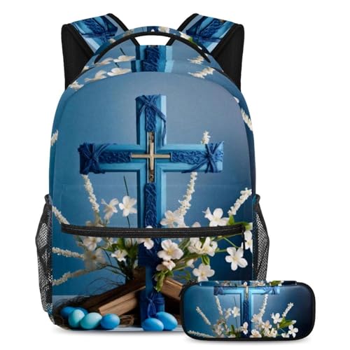 Sacs à dos de jour motif croix de Pâques, cadeau utile pour ados
