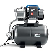 AR Blue Clean ARGP 1100XB Zelfaanzuigende pomp met tank voor helder water (1.100 W, debiet van...