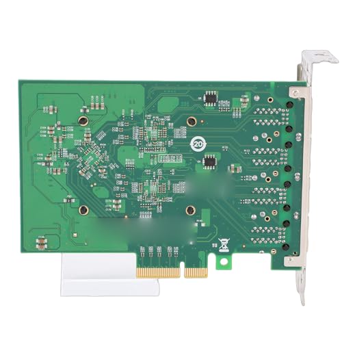 Tarjeta de Red Ethernet PCIe de 8 Puertos Gigabit, Chip 1350AM4 Soportado, con Disipadores de Calor de Aluminio, para Servidores, Estaciones de Trabajo y Dispositivos de Juego miniatura 6