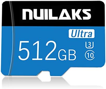 512GB Memory Card Micro SD Card 512GB High Speed Class 10 Microsd for Android Smartphones/Digital Cameras/Tablets/Notebook and Drone(512GB)