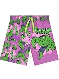 Marvel Bañador Niño, Natacion Disfraz Hulk, Bañador Piscina y Natación, Morado, Niños 4-5 Años