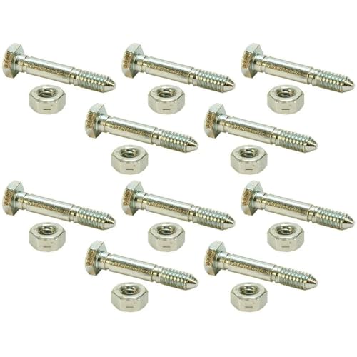 ACTIVLIFE for 10 Pack Shear Pins and Nuts fits for Ariens 532005 53200500 05907100 532-005