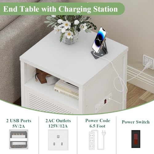 FATORRI-Side-Table-for-Living-Room-Modern-End-Table-with-Storage-Nightstand-with-Metal-Door-White-Oak