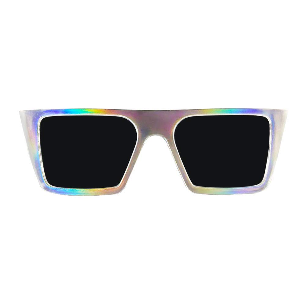 SpacelabHolographic Rectangle Sunglasses