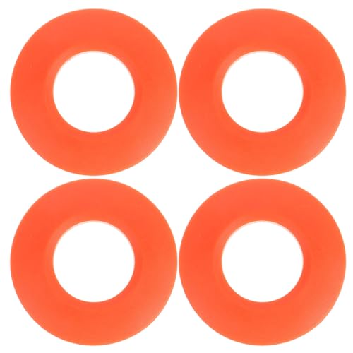 FOYTOKI Kayak Paddle Drip Rings - 4pcs Universal Canoe Rafting Paddles Shaft Round Drip Rings Guard Replacement Accessories