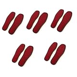 Healeved 5 Pares de zapatilla kiddikutter manualidades antideslizante de zapatos cómodas zapatillas suaves cómodas almohadillas para los pies Artículos para el hogar oxford