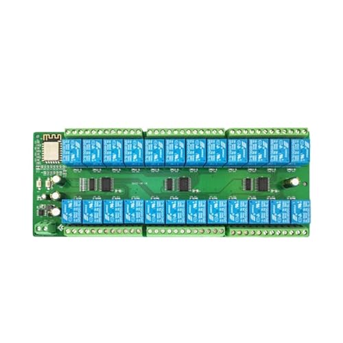 Image of Relay Module PLC ESP8266 WF 24 Channel Relay Module Board DC 5V/12V/24V ESP-12F Development Board(12V)