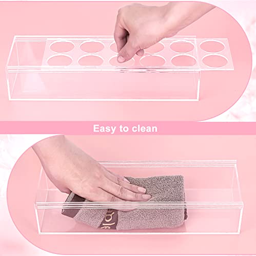 4 Pieces Flower Vase Acrylic Rectangular Floral Centerpiece For Dining Table 24 Inches Long Rectangle Vase Led Clear Vases Decorative Modern Vase For Home Decor Or Weddings #TOP5