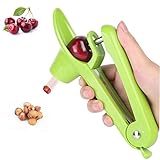 Cherry Pitter - Heavy-Duty Olive and Cherry Pitters Corer Tool with Space-Saving Lock Design ,...