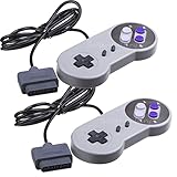 USonline911 Premium Remote Controller Video Game Pad Fits for Nintendo SNES System Console Replacement Controller 6FT SNS-005